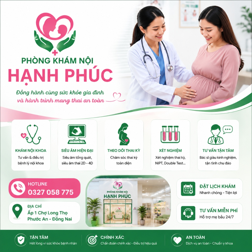 Phòng Khám Nội Hạnh Phúc